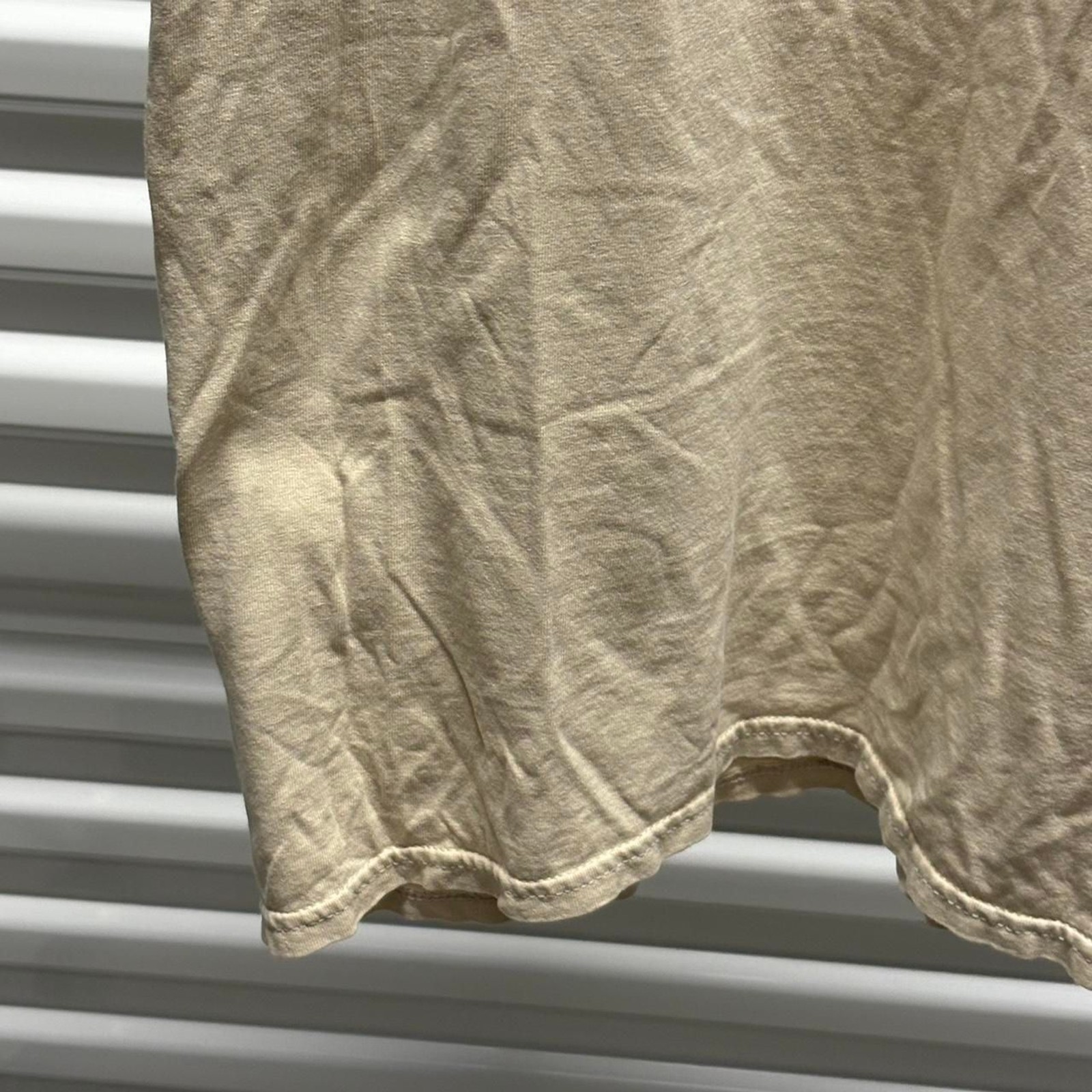 Unbranded Men's Cream and Tan T-shirt gallery