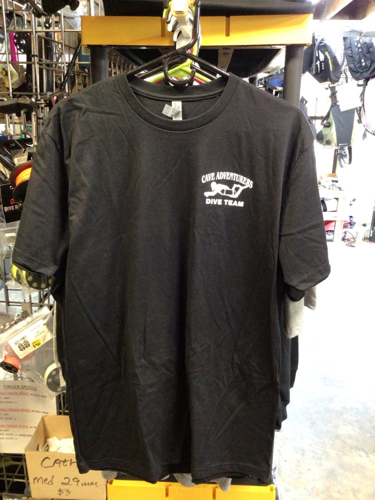 Cave Adventurers Dive Team Map T-Shirt