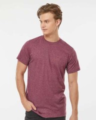 Tultex Unisex 65% Polyester 35% Ringspun Cotton Poly-Rich Soft T-Shirt – 241