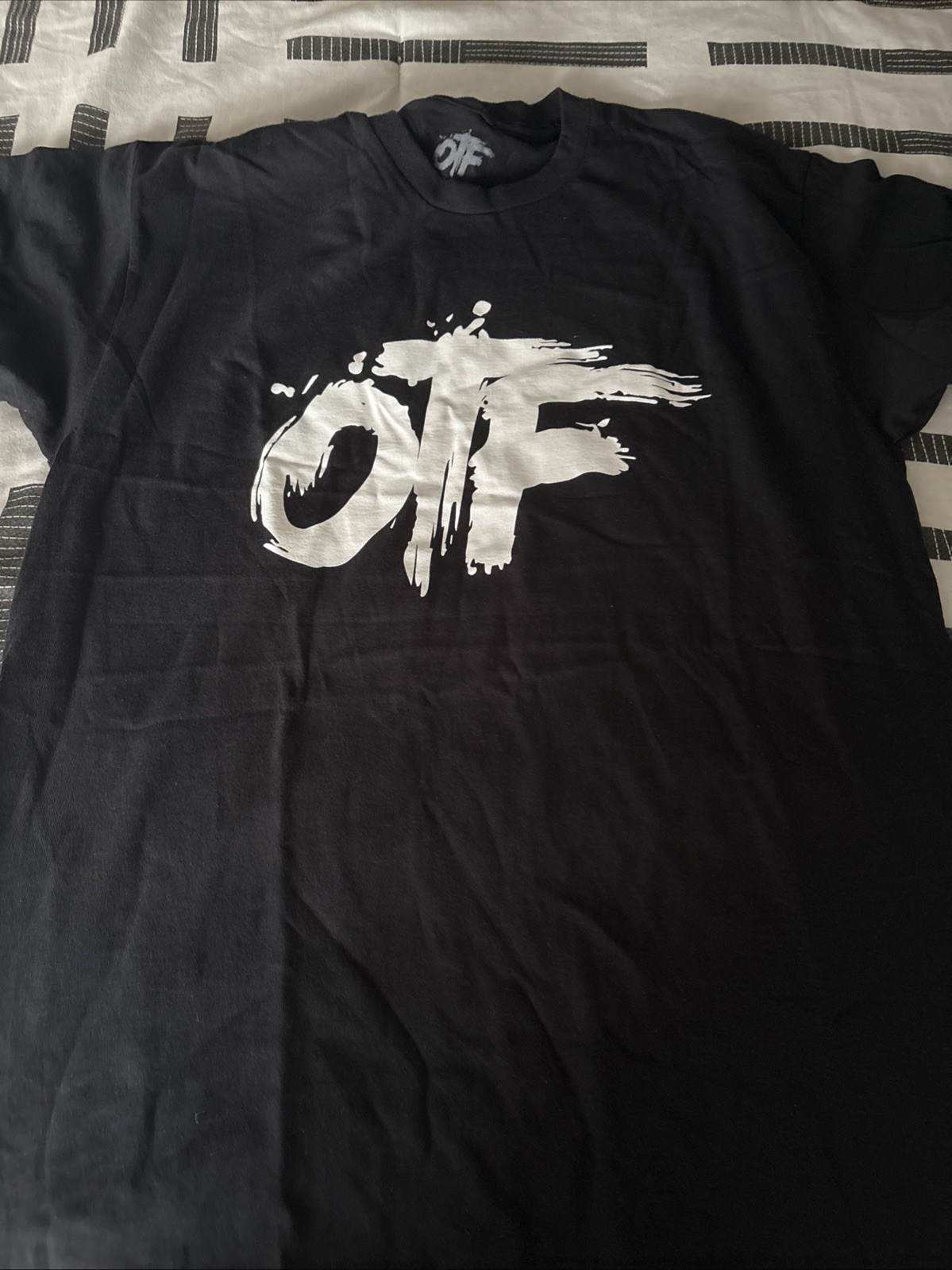 All black OTF merch white lettering MENS SIZE LARGE
