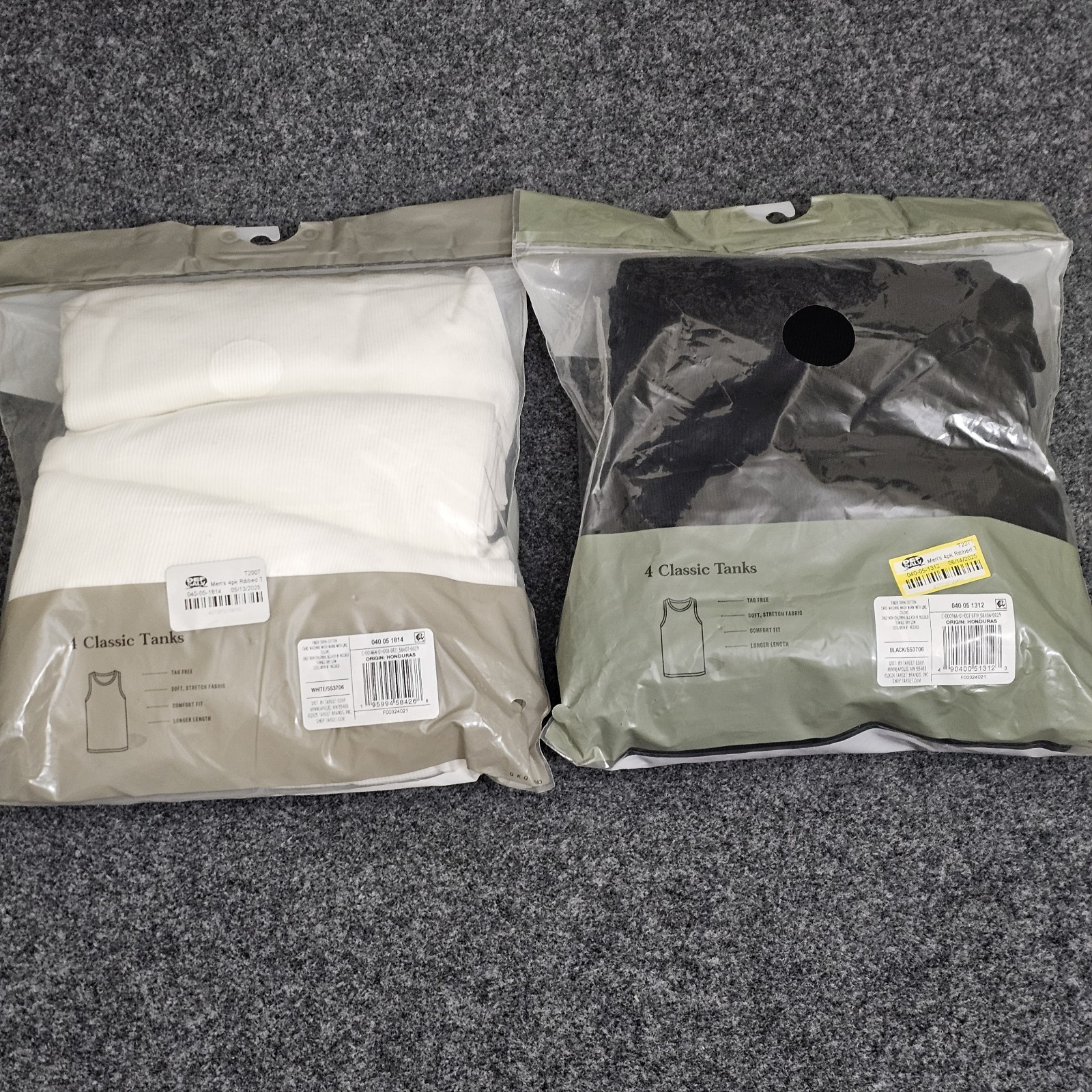 Goodfellow & Co Men's Tank Tops Lot Of 8 Black And White Size S 34/36 NIP New gallery