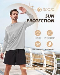 7 Pack Long Sleeve Shirts for Men Quick Dry Moisture Wicking Sun Protection …