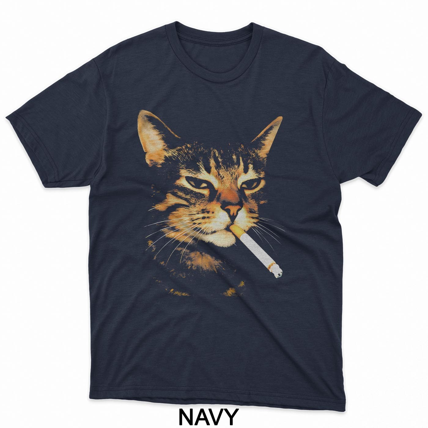 Funny Smoking Cat Retro 90S Graphic Cigarette Kitten Meme T-Shirt gallery