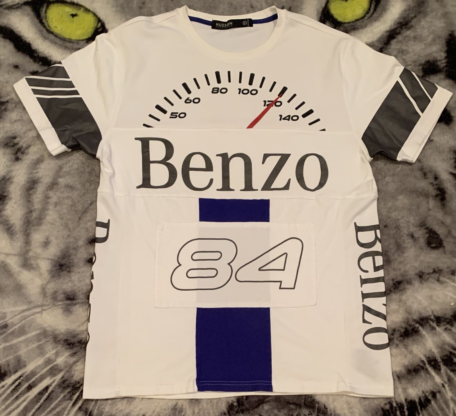 Rare Hudson mercedes benz 1984 Benzo Reflective Shirt Sz Xl gallery