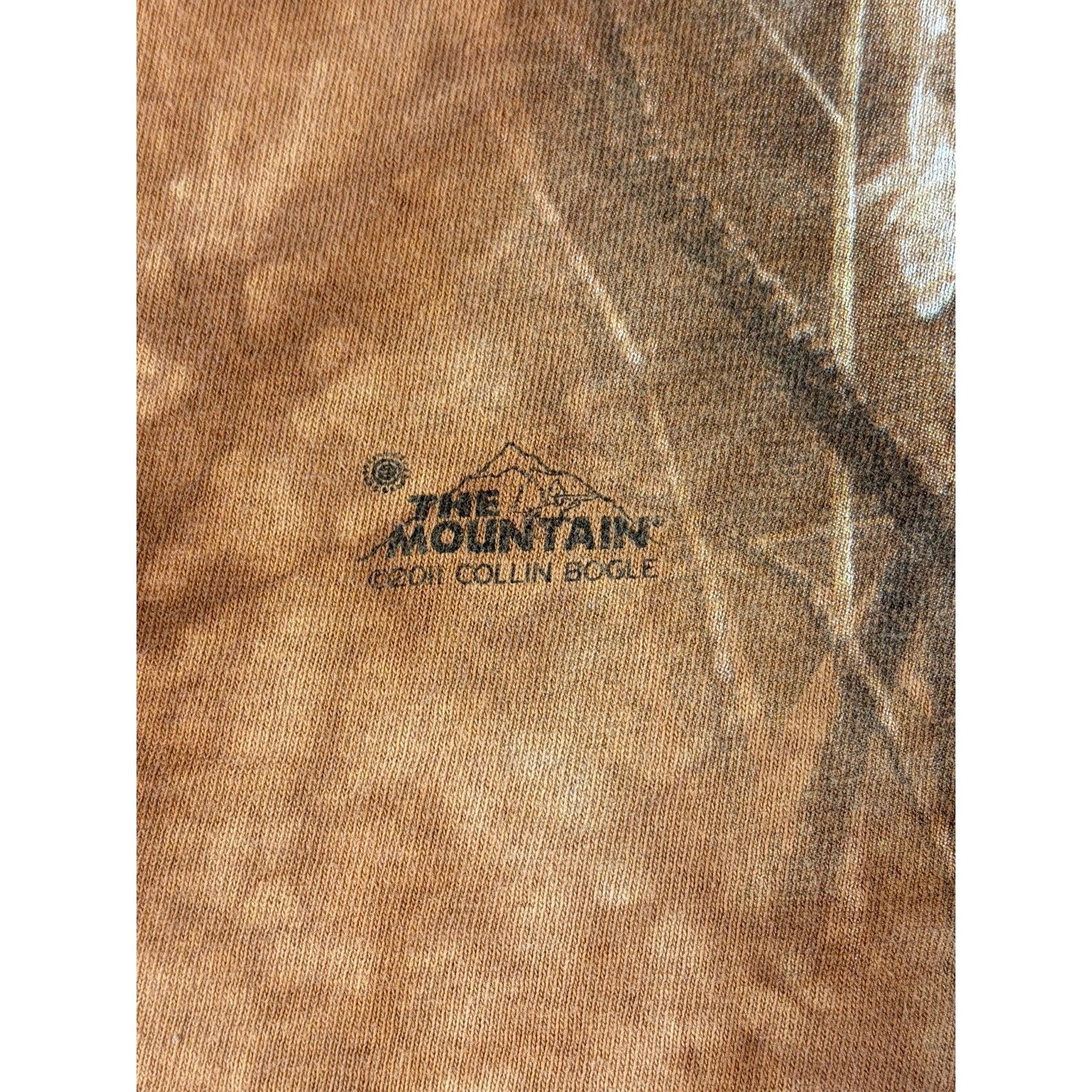 The Mountain Wolf Birch Trees T-Shirt XL Brown Tie Dye Collin Bogle 2011 Mens gallery