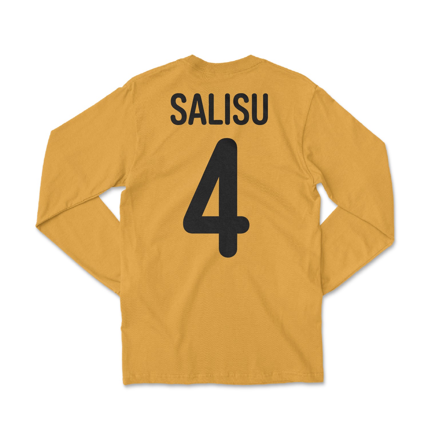 Ghana Soccer Fans Salisu 4 Jersey Style 2-Sided Long Sleeve T-Shirt gallery
