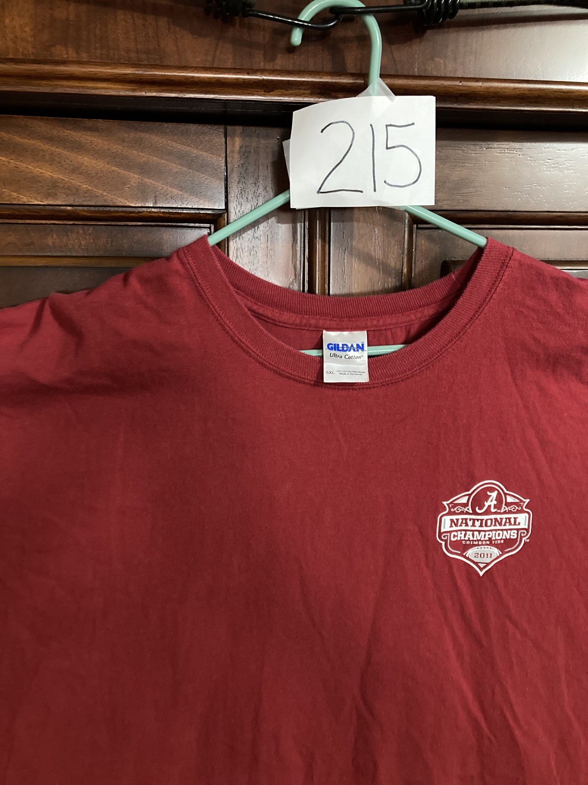 men Alabama Crimson Tide vintage 5xl 2011 championship ShutOut on the Bayou 21-0 gallery