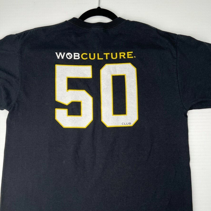 World Of Beer Shirt Men Large Loyalty Club 50 WOB Culture Work Party Gym Go gallery