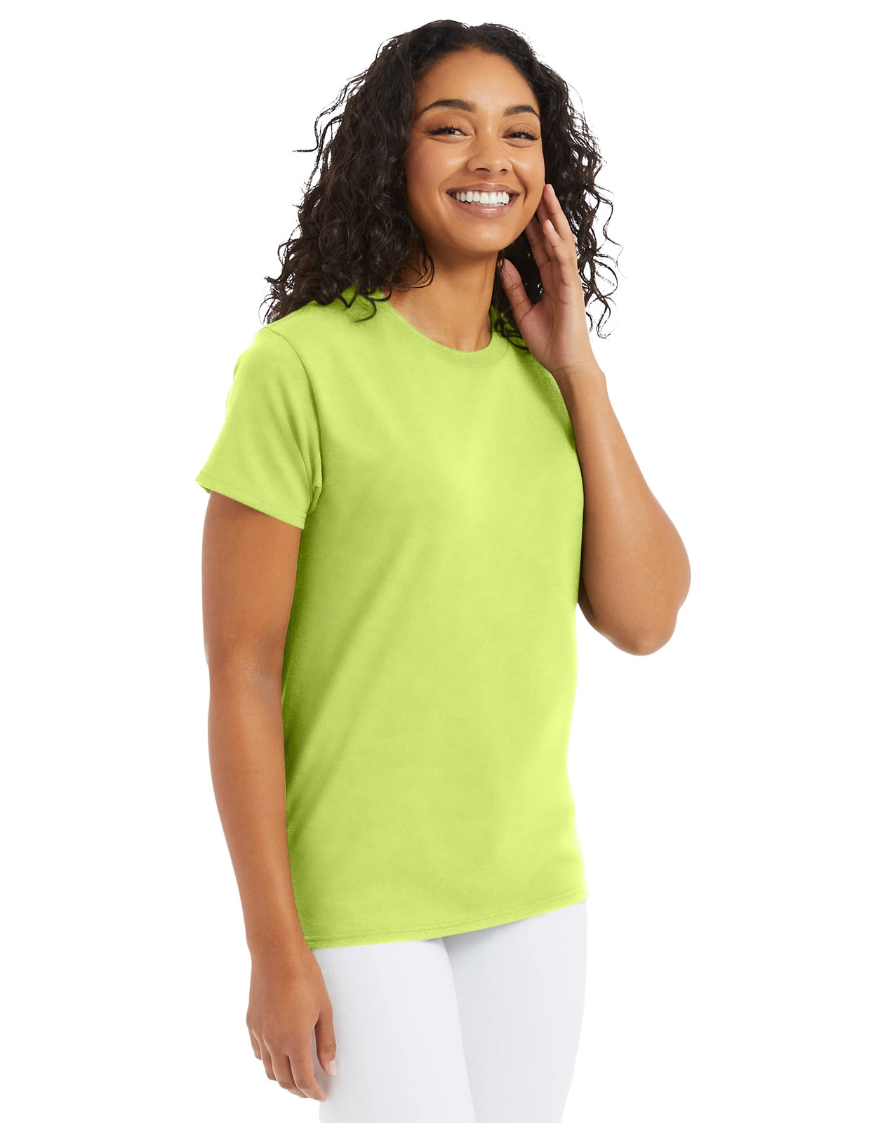 Hanes Mens T-Shirt Short Sleeve ComfortBlend EcoSmart Crewneck Plain Blank S-4XL gallery
