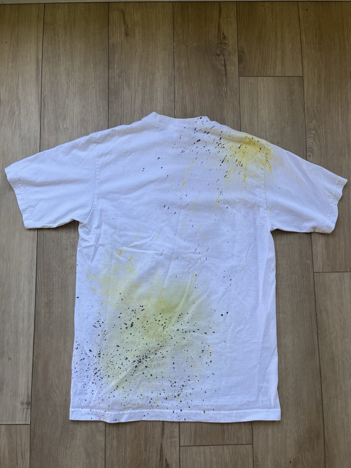 Shaka Wear Streetwear Essentials Graphic Tee L White Splatter Create Reality gallery