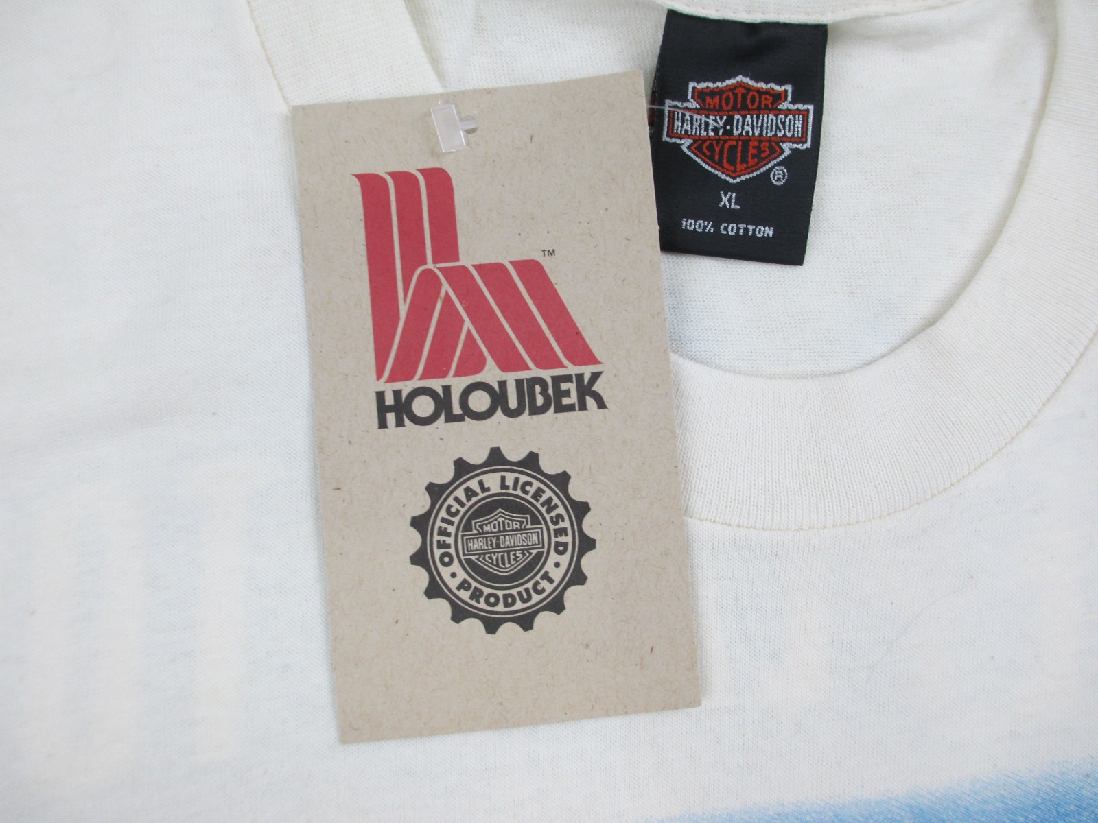 NEW VINTAGE Harley Davidson Shirt Mens Extra Large Brown Tan Motorcycle 90s gallery