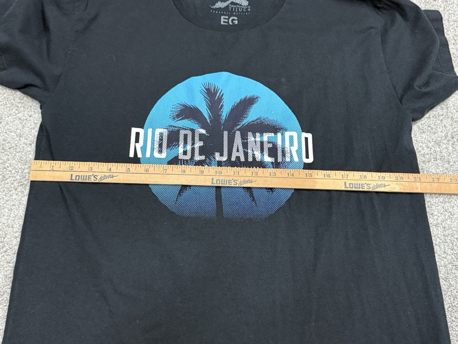 Rio De Janeiro Short Sleeve T Shirt Black XL gallery