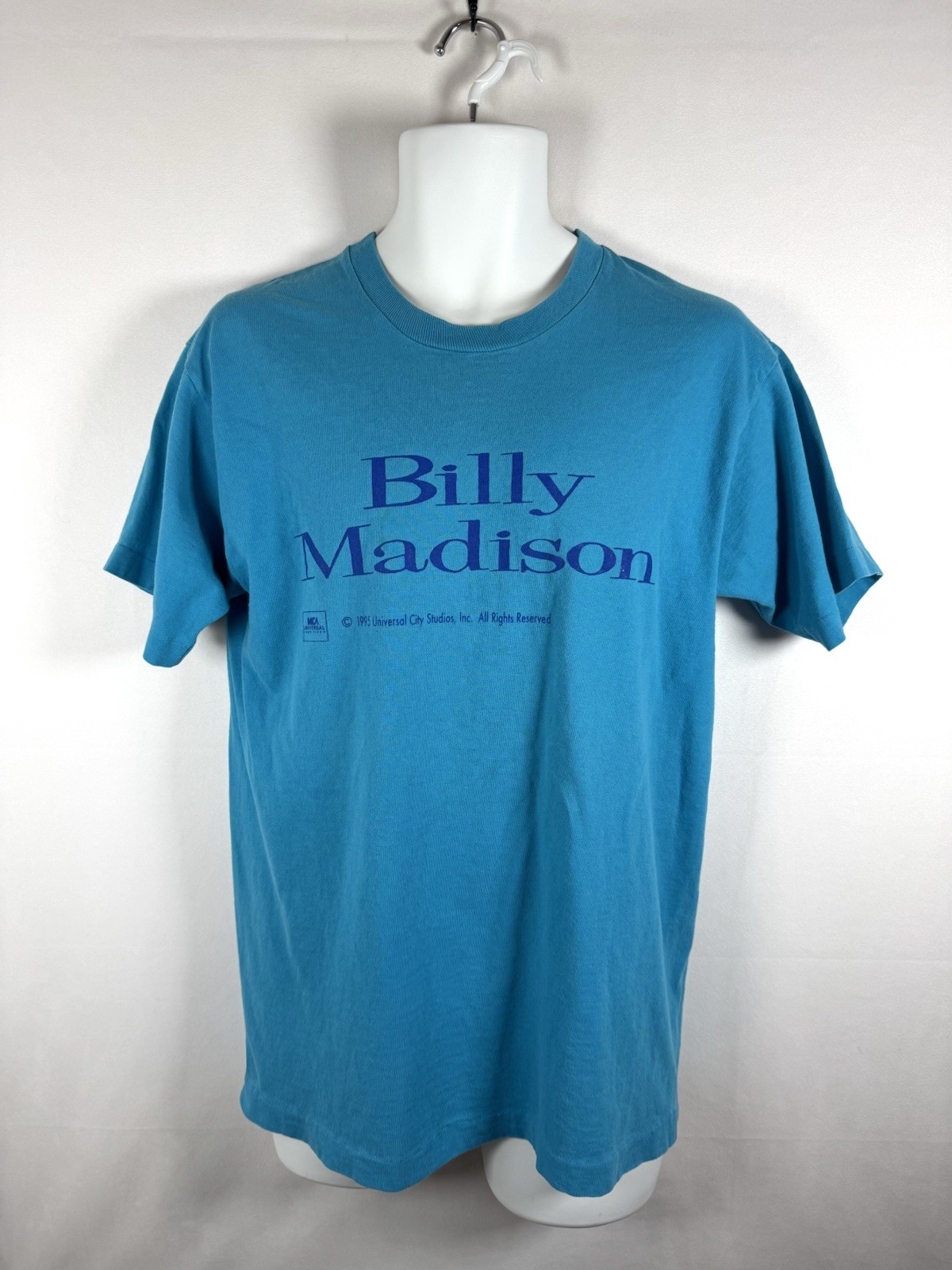 Vintage 1995 BILLY MADISON Movie Promo Shirt MCA Universal Adam Sandler Film L