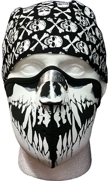 Dark Wear Skull,Vampire,Bandanna,Biker,Ski Snowboard,Steampunk,Full Face Mask
