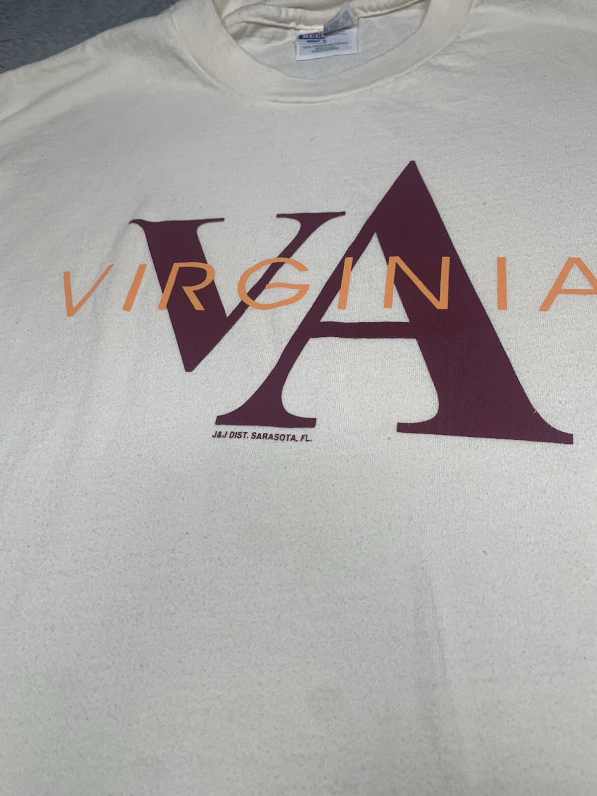VTG Virginia J&J Dist Sarasota, FL Single Stitch Men T-Shirt Sz XL Peace Beefy gallery