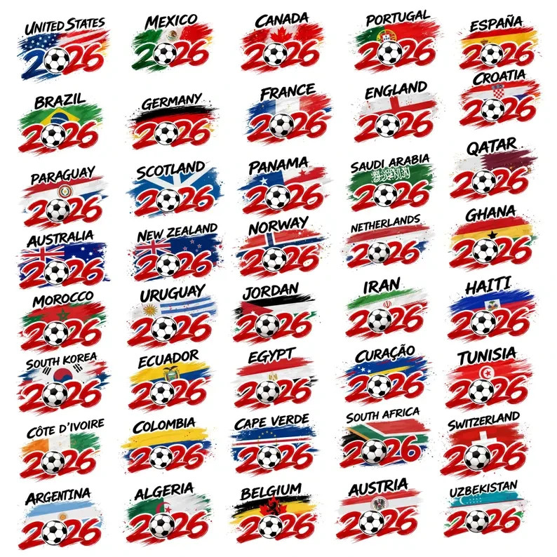 2026 World Cup Country Flag Soccer T-Shirt USA Canada Brazil Mexico Tee gallery