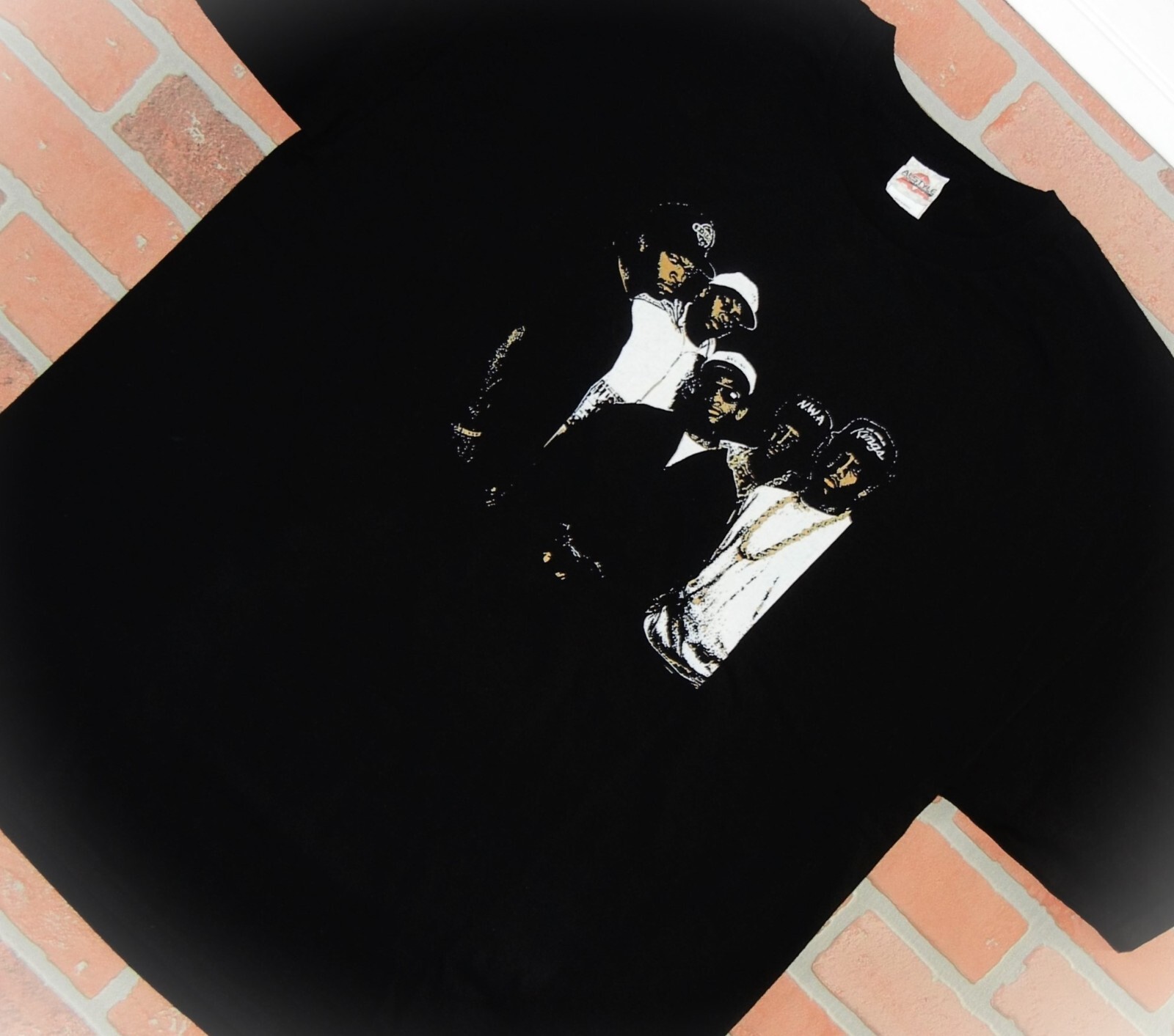 NWA T Shirt $old Out CLEAN HEAT Black Size 2xl IMMACULATE Ice Cube XXL Eazy E