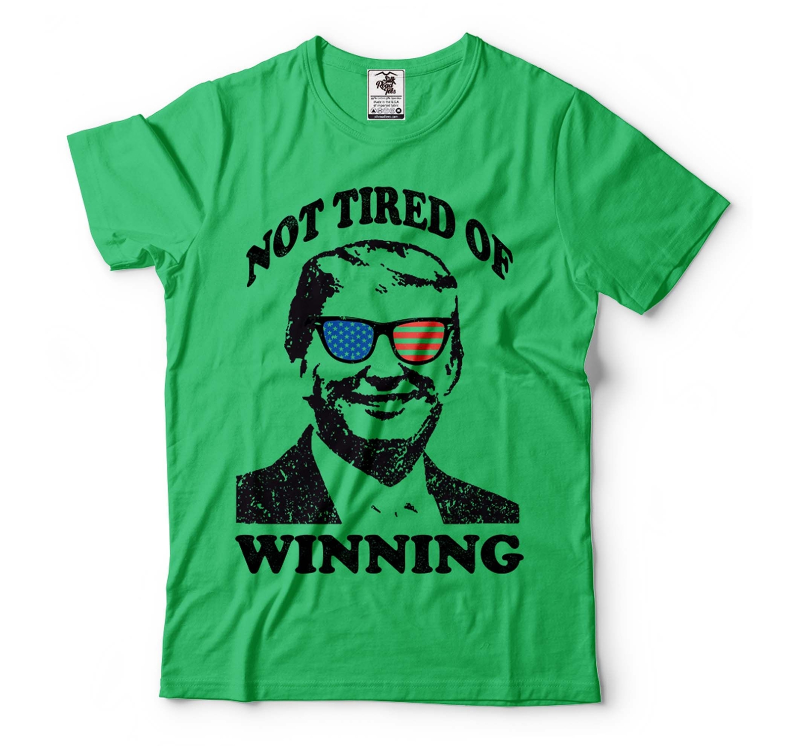 Trump Not Tired Of Winning Shirt Funny Trump Shirts Conservative Republican Tees