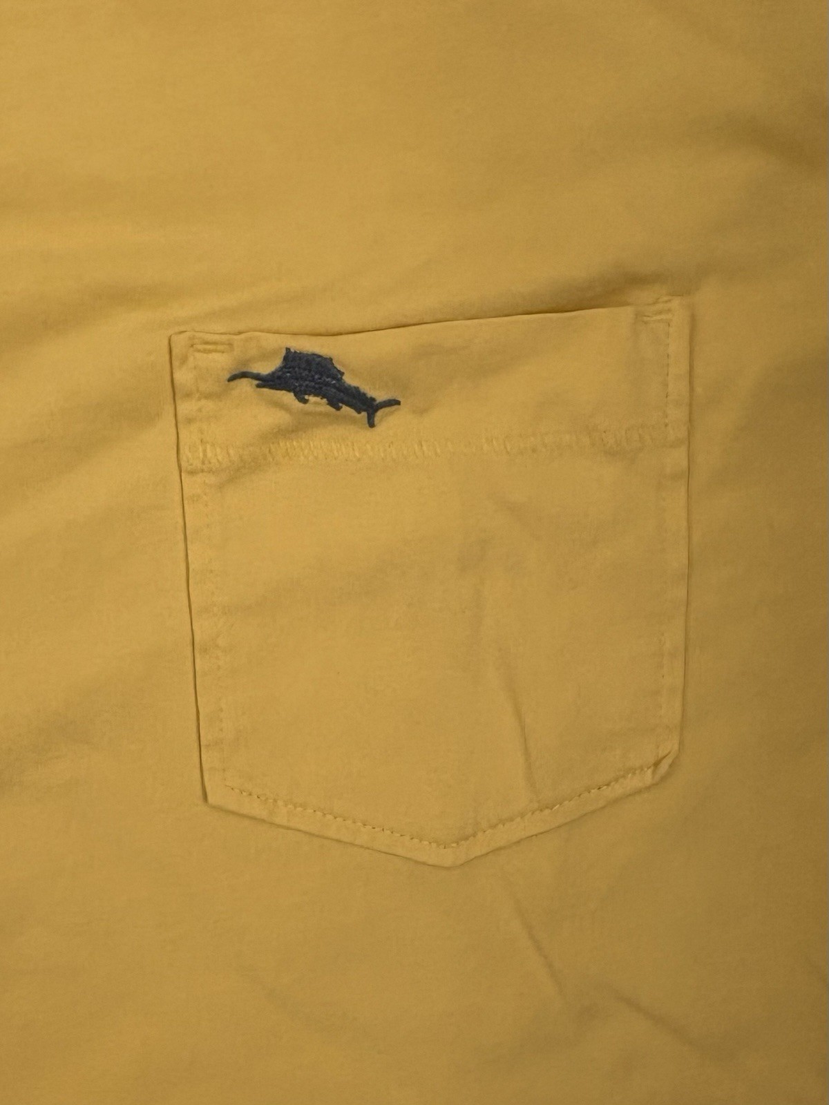 Tommy Bahama Bali Skyline Yellow Short Sleeve Pocket T-shirt Large Pima Cotton gallery