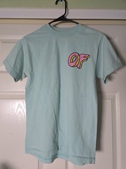 Odd Future Mint Green Donut Logo T-Shirt Adult Small Tyler The Creator Skate T