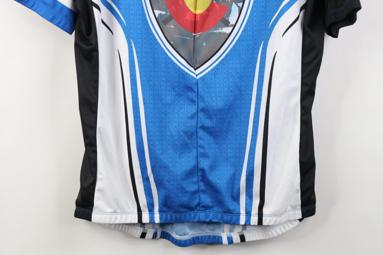 Vintage Pearl Izumi Mens Large Colorado All Over Print Bicycle Cycling Jersey gallery