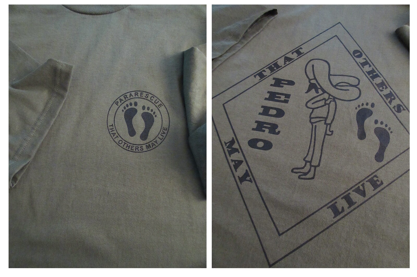 PARARESCUE That Others May Live USAF PEDRO Silk Screen T-Shirt Medium USA gallery