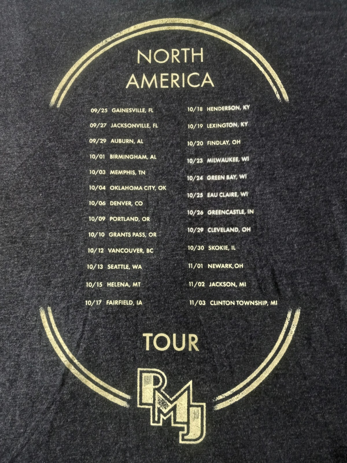 NWOT - Postmodern Jukebox Welcome To The 20's 2.0 Tour Band T-Shirt Men's SZ L gallery