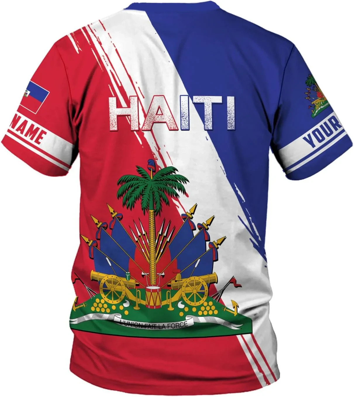 Personalized Haiti Patriotic Shirt , Haiti Flag Jersey Shirt S-5XL gallery