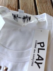 USED L SIZE, AUTHENTIC, BRAND NEW, UNUSED PLAY COMME DES GARCONS HEART-EYE PRI