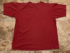 VINTAGE YELLOWSTONE ECO MOUNTAIN MOOSE GRAPHIC T-SHIRT ( MENS 2XL ) BRICK RED