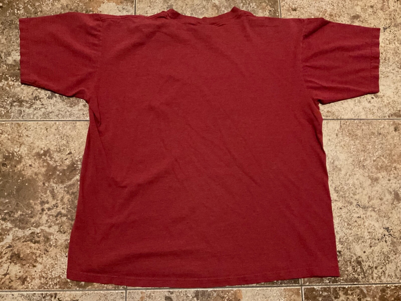 VINTAGE YELLOWSTONE ECO MOUNTAIN MOOSE GRAPHIC T-SHIRT ( MENS 2XL ) BRICK RED gallery