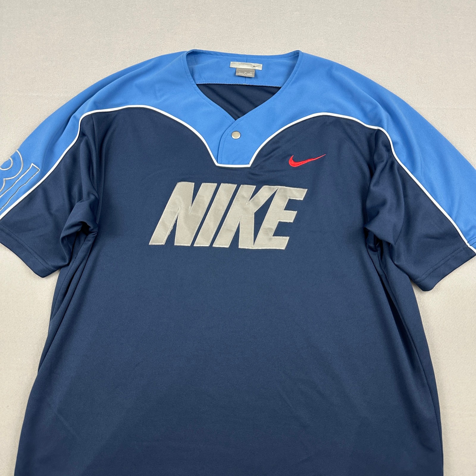 Vintage Nike Shirt Men Extra Large Blue 31st Anniversary Baseball Jersey Y2K XL gallery