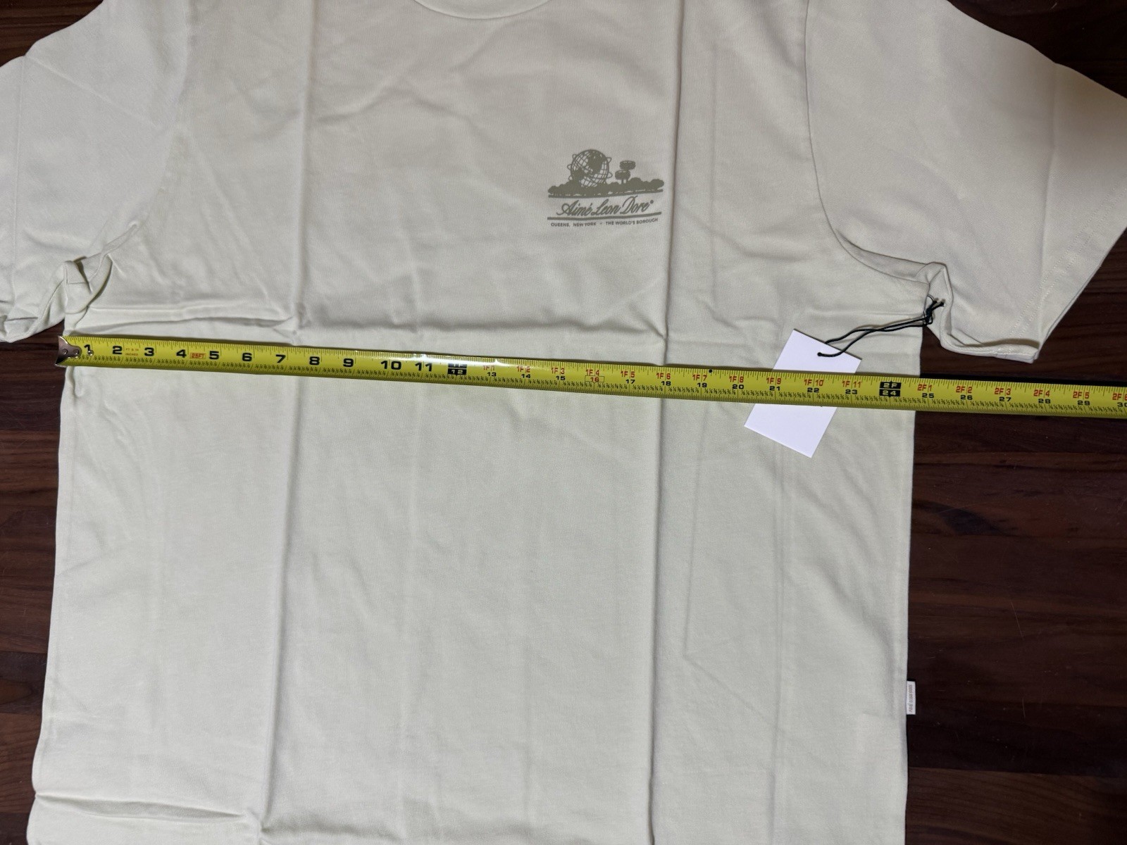 Aime Leon Dore ALD Unisphere Tee Cotton Logo T-Shirt SS25 In Aloe Wash Size XXL gallery