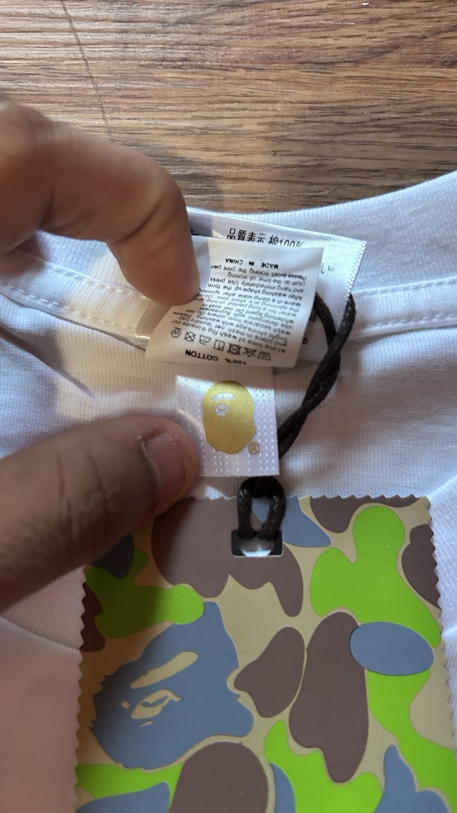 A Bathing Ape BAPE White Ape Head Logo Graphic Tee, Regular Fit, Cotton M gallery