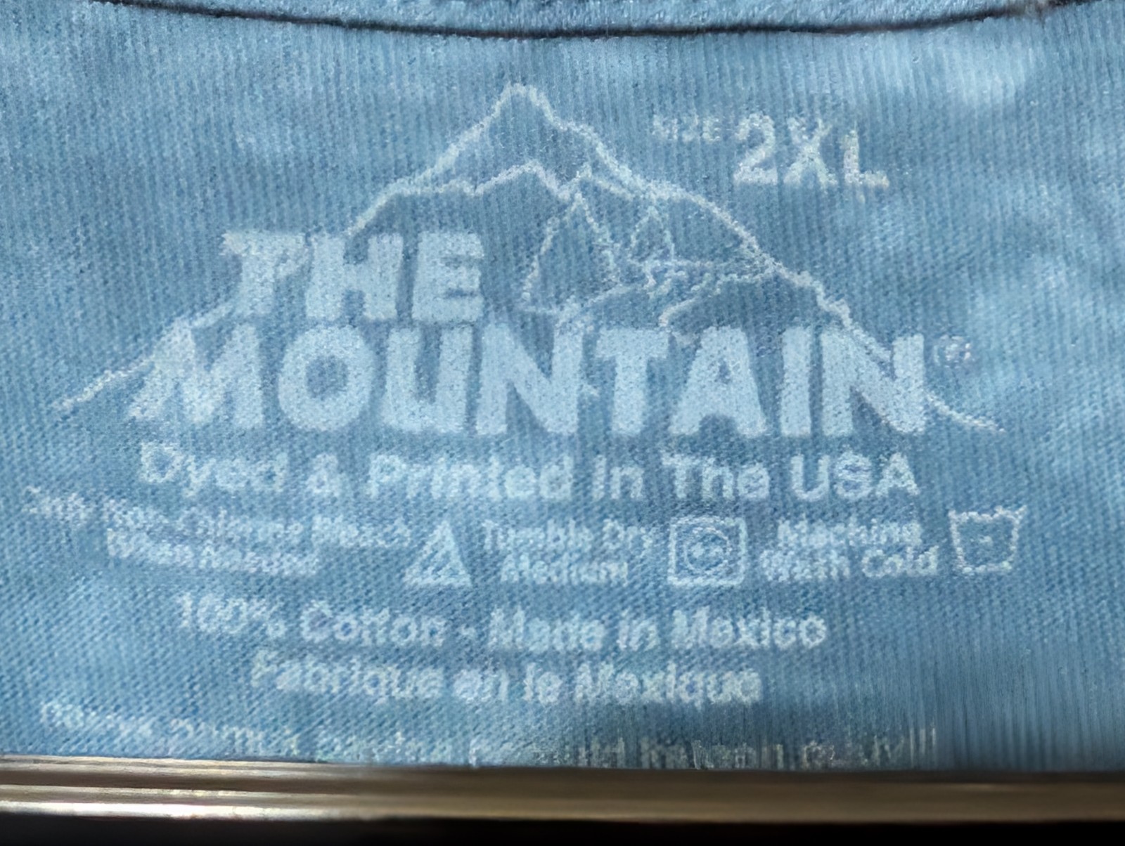 The Mountain Mens T-shirt Blue Find 11 Eagles Retired Logo 2XL #6670 gallery