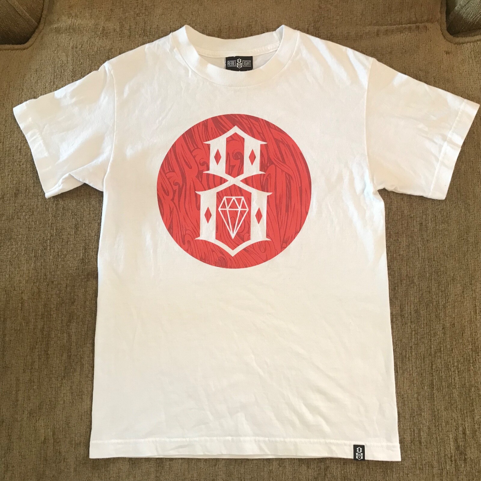 Rebel 8 T Shirt Size Small Logo Streetwear Eight Y2K Punk FREE SHIPPING gallery