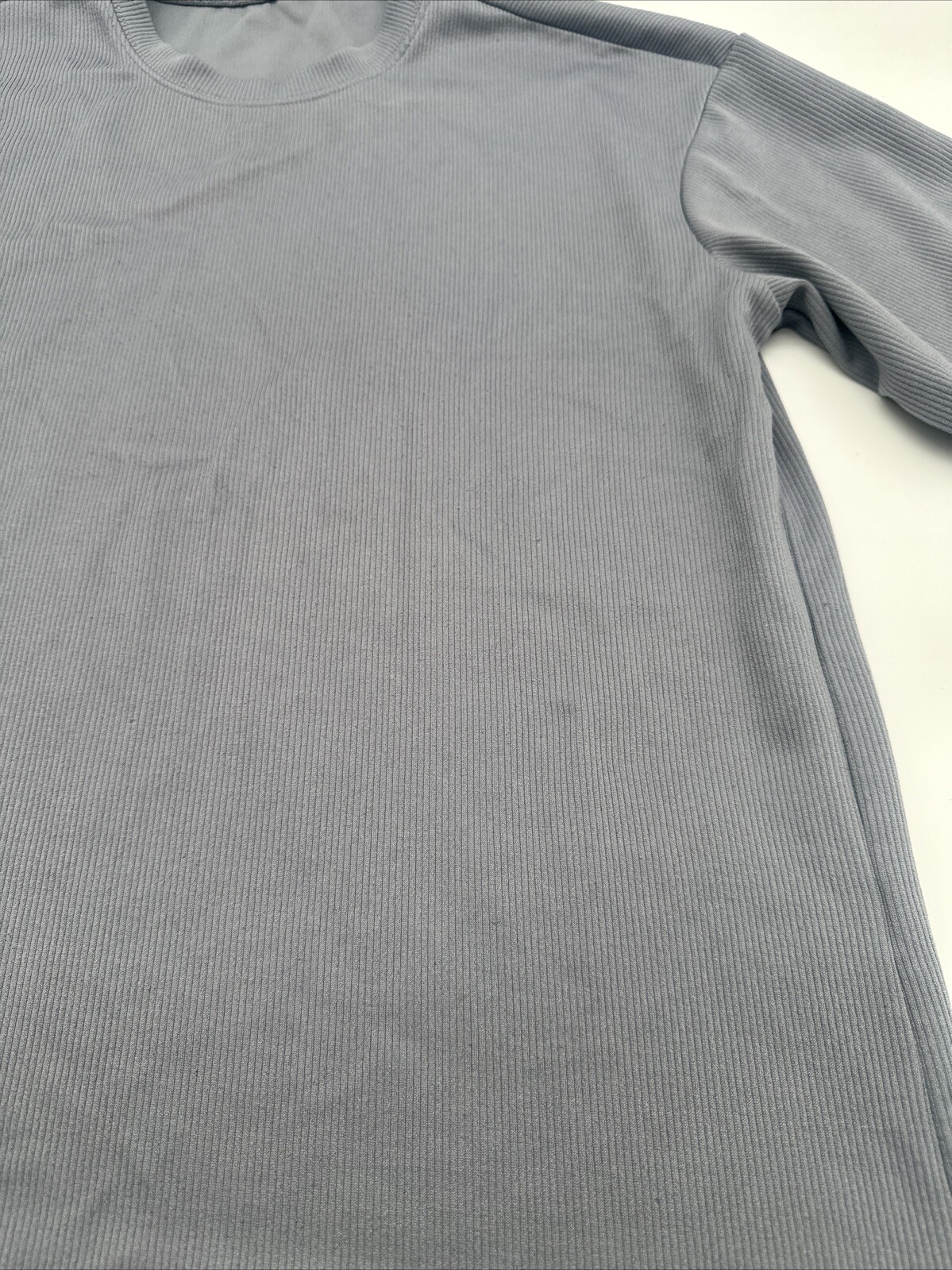 Dazy T-Shirt Men Medium Gray Solid High Neck..#17575 gallery