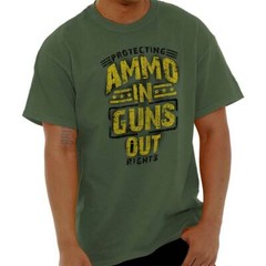 Protect 2nd Amendment Gun Rights Pro 2A Gift Womens or Mens Crewneck T Shirt Tee