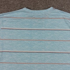 Ocean Current Shirt Mens Large Blue Striped Crewneck Casual Short Sleeve Tee