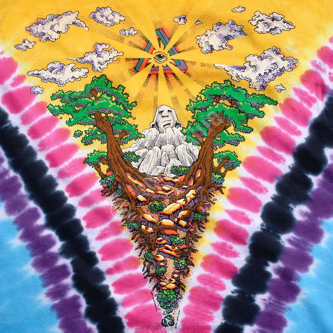 Psychedelia Tie-Dye T-Shirt Liquid Blue gallery