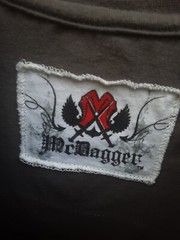 Men’s Size M McDagger 100% Cotton Beaded Lion Crest Graphics T-Shirt