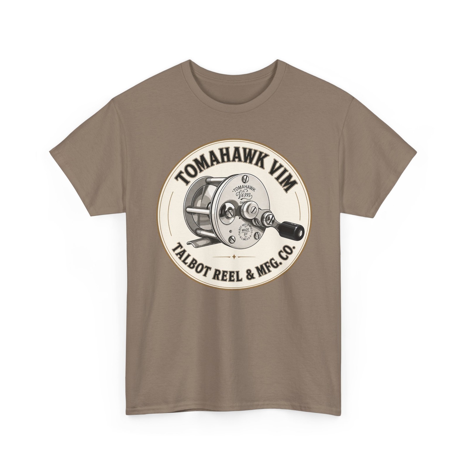 Talbot Reel & Mfg. Co. VIM Tomahawk Trade Reel Vintage Tackle Retro T-Shirt gallery