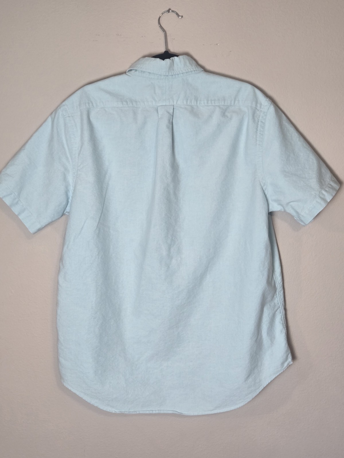 Polo Ralph Lauren Men's Size Large Classic Fit Short Sleeve Oxford Light Blue gallery
