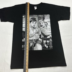 Audrey Hepburn tatting Marilyn Monroe Graphic T-shirt