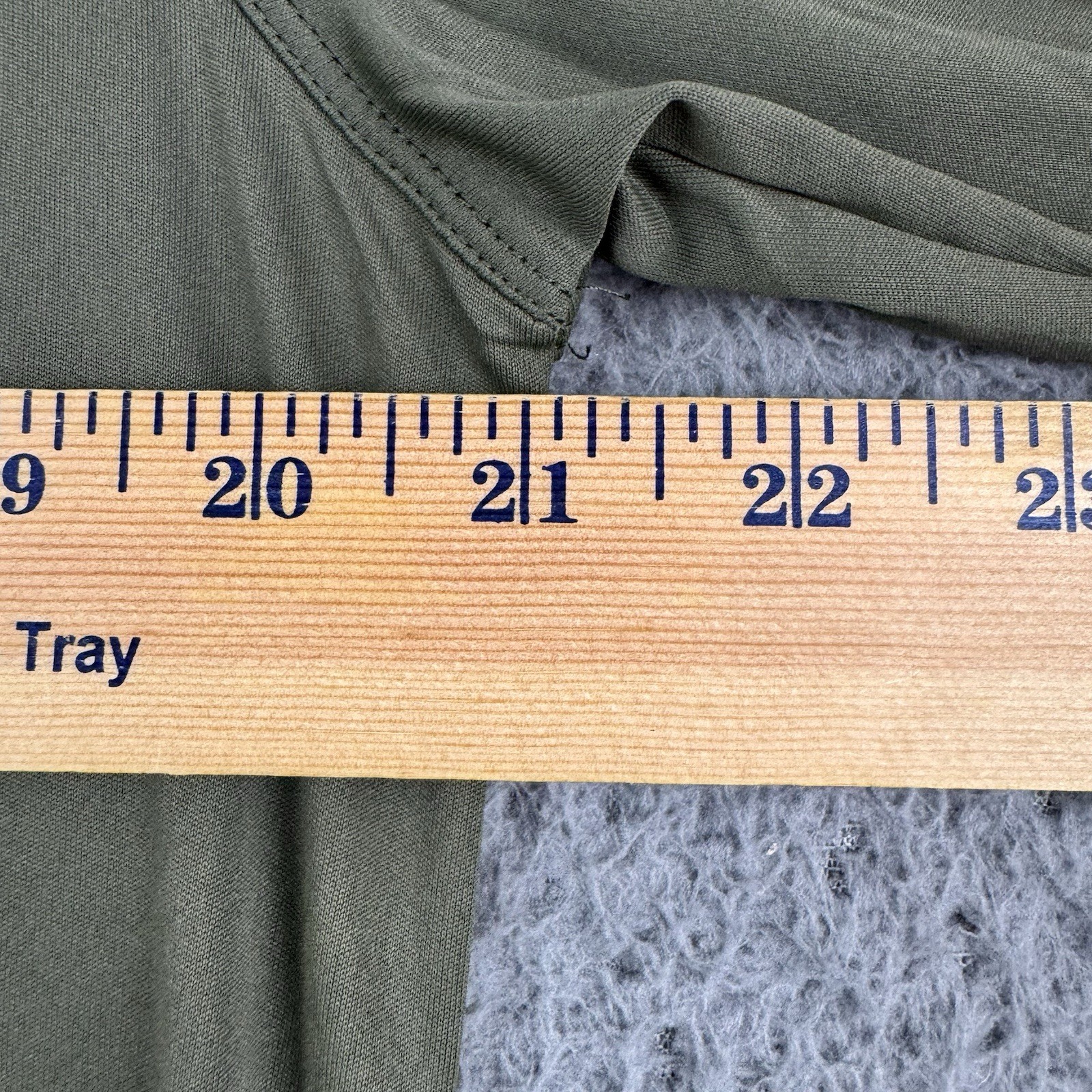 Zero Foxtrot Shirt Mens Medium Stay Zero Skull Long Sleeve Green Kangaroo Pocket gallery
