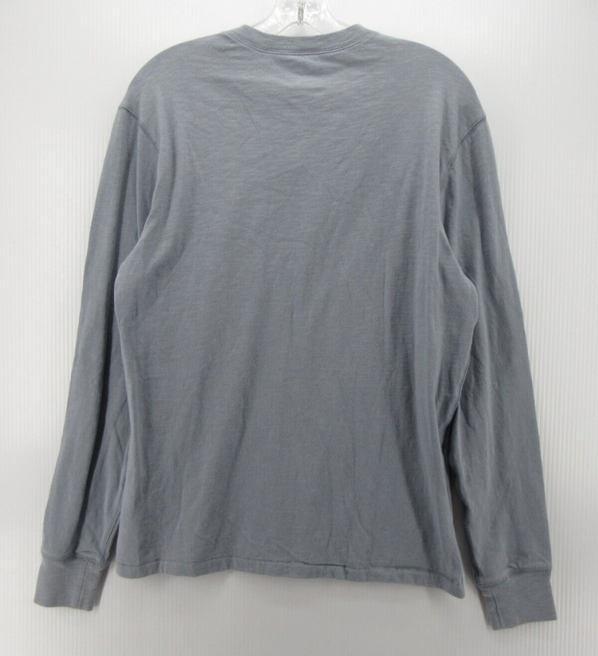 J Crew Shirt Men Medium Gray Henley Pullover T Tee Casual Preppy Knit Cotton gallery