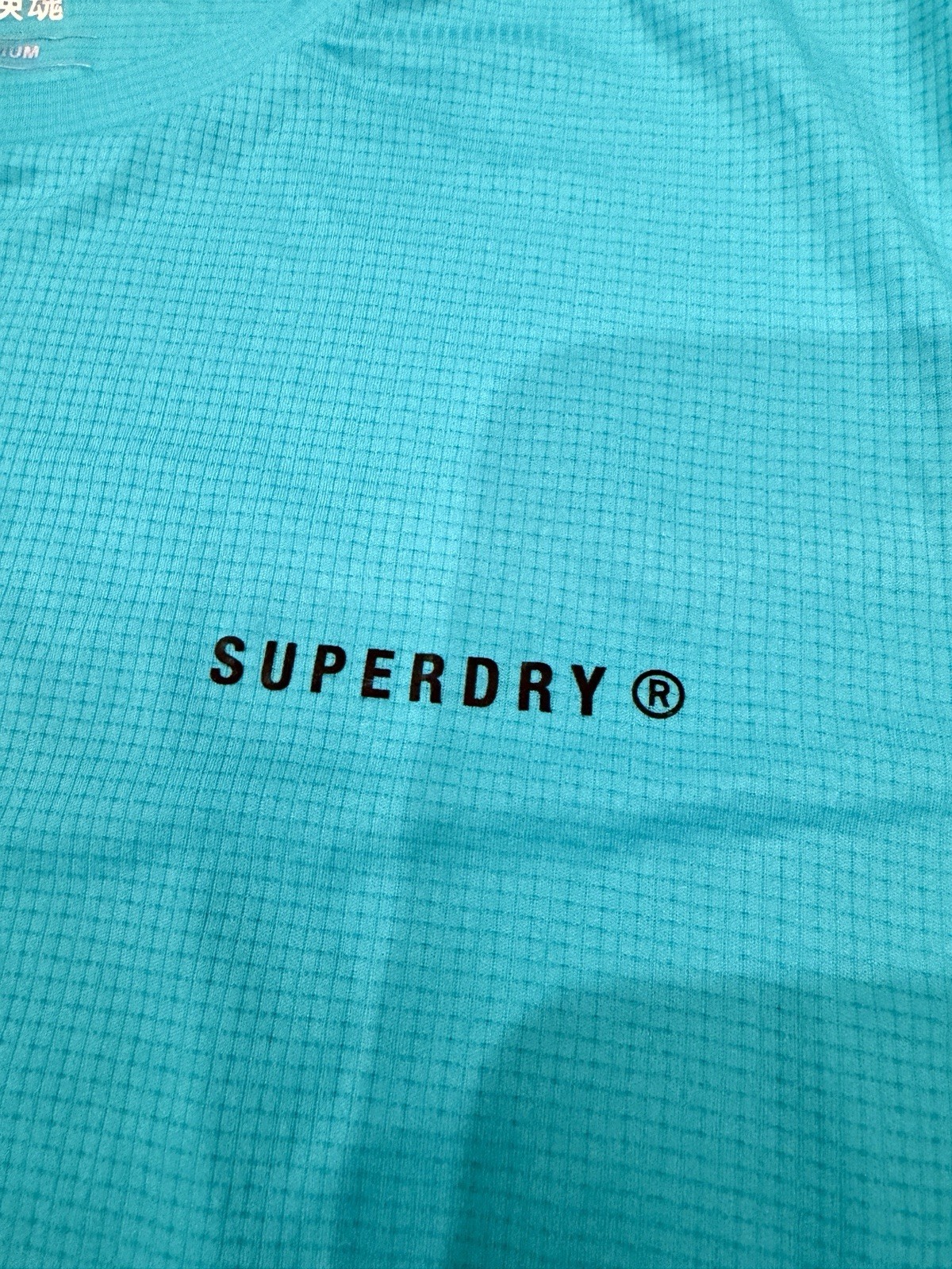 Superdry Shirt Athletic Teal Mens Medium Short Sleeve Crew Neck Tee Blue Green gallery