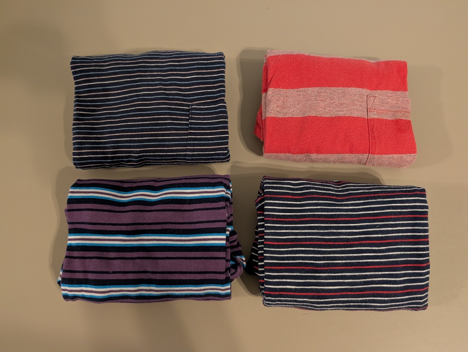 Stripe T Shirt Lot Of 4 - Adult Medium - Gap, Common People, Honey & Cola gallery