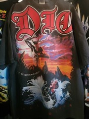 DIO HOLY DIVER ON A SHAKA HEAVYWEIGHT GARMET DYED T SHIRT “MODERN”