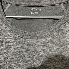 BCG Men’s Size XL Gray Fitted Short Sleeve Athletic T-shirt